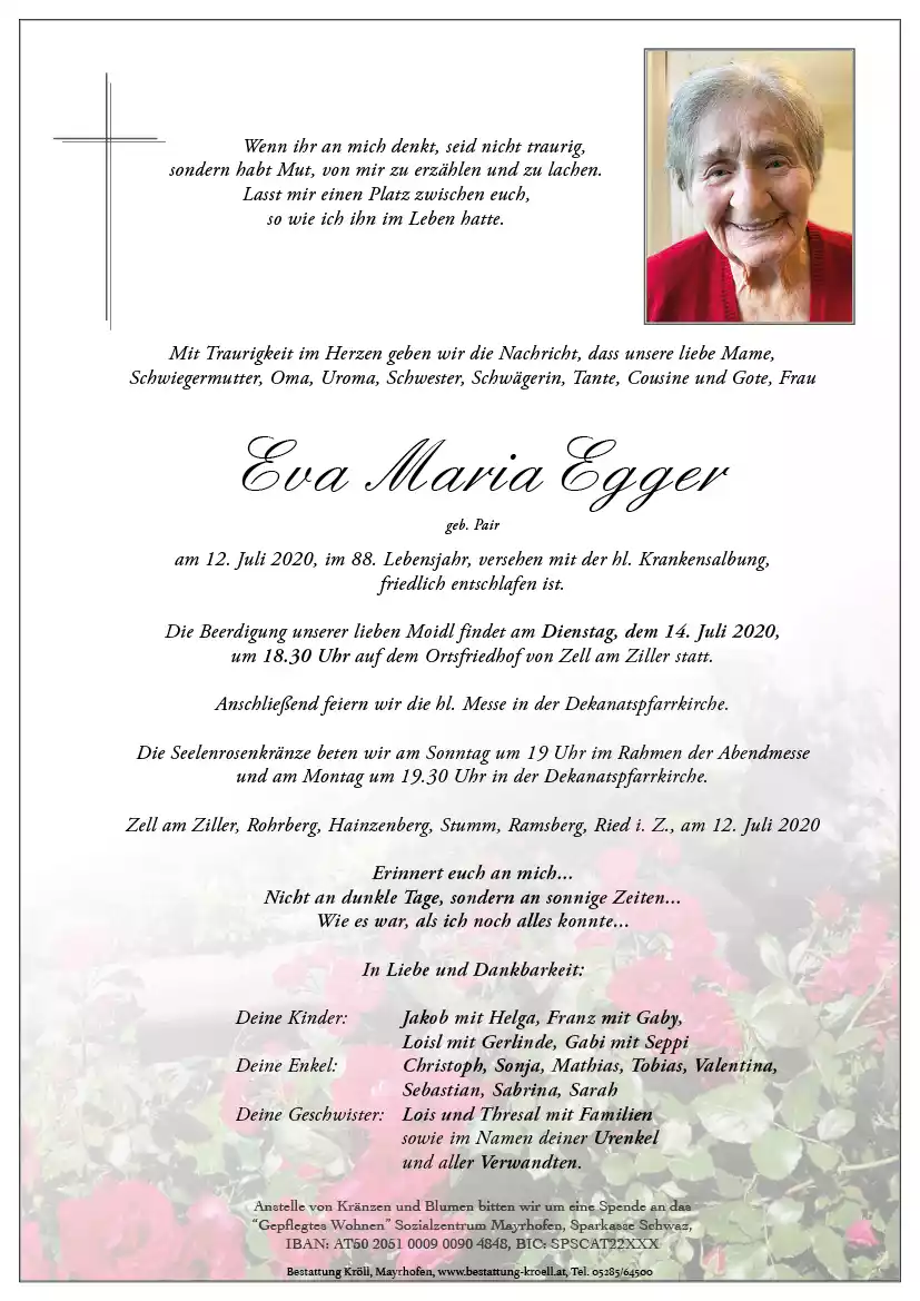 Parte von Eva Maria Egger